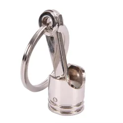 Silber Motor Pistole - Schlüsselanhänger