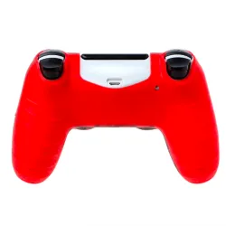 PS4 Pro Slim Controller skull silicone gamepad cover case & 2 joystick capsControllers