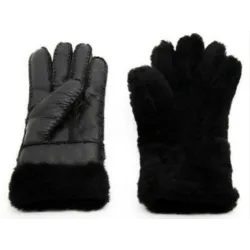 Echtes Leder & Kaschmir & Pelz warme Handschuhe