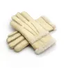 Echtes Leder & Kaschmir & Pelz warme Handschuhe