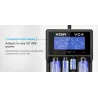 XTAR VC4 battery charger 20700 18650 21700 14650 17335 17670 18490 10440 14500 16340 17500 18350 18500 18700 22650 25500 3265...