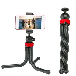 Tragbare flexible Oktopus Mini Stativ Telefon Kamerahalter Selfie Stick