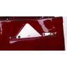 Elegante glänzende Ledertasche Set aus 3 Stück