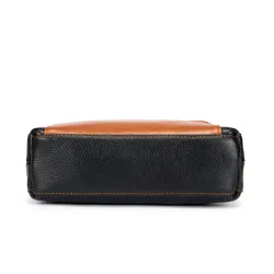 Echte Lederschulter & Crossbody Tasche