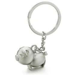 Piggy - metal keychain - keyringKeyrings