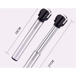 Mini tragbare Aluminium Fahrradpumpe