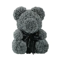 Rose bear - bear made from infinity roses - 40 cmValentine's day