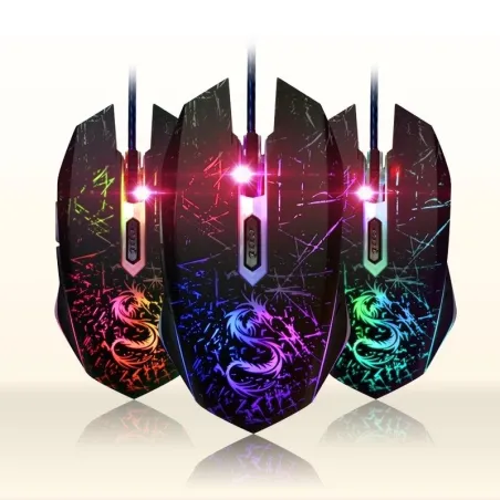 USB-Farbwechsel Computer Spiele optische verdrahtete Maus