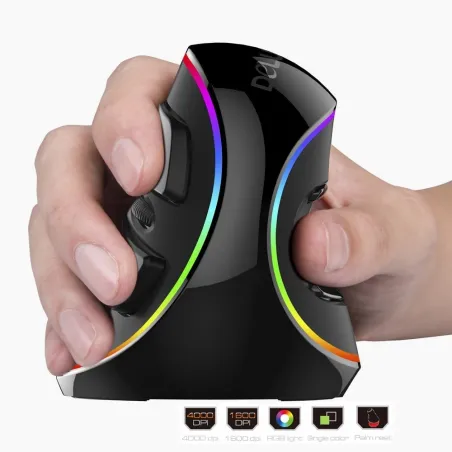 M618 Plus ergonomische vertikale optische Gaming verdrahtete Maus 6 Tasten 4000 DPI