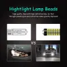 DC 12V H3 LED bulb fog driving car light 2 pcsH3