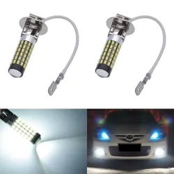 DC 12V H3 LED Glühbirne Nebel Autoleuchte 2 Stk
