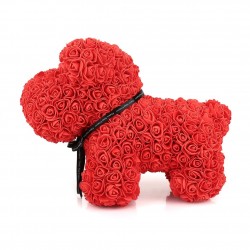 Hund aus Infinity Rosen - 40 cm