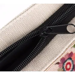 Leinwandtasche mit Blumenprint