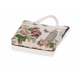 Leinwandtasche mit Blumenprint