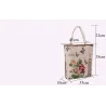 Leinwandtasche mit Blumenprint