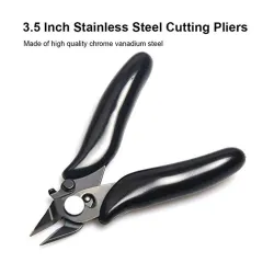 3.5 inch diagonal pliers mini wire cutter stainless steelPliers