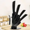 Ceramic knives set - peeler - holderCeramic
