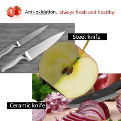 Keramikmesser Set - Peeling - Halter