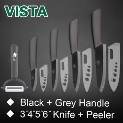 Keramikmesser Set - Peeling - Halter