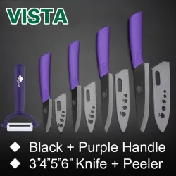 Keramikmesser Set - Peeling - Halter