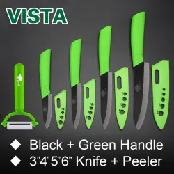 Keramikmesser Set - Peeling - Halter