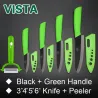 Keramikmesser Set - Peeling - Halter