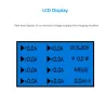 8 Port USB-Ladegerät mit drahtloser Aufladung - Type-C - LED-Anzeige und Stand
