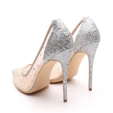 Kristall Strass Mesh - hohe Fersenpumpen