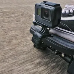 Skateboard Motorrad Lenker - drehbare Klemmhalterung - Halterung für GoPro Hero Action