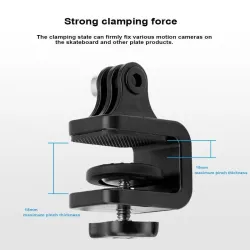 Skateboard Motorrad Lenker - drehbare Klemmhalterung - Halterung für GoPro Hero Action