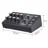 AM-228 mixing console - ultra-compact - low noise - 8 channels audio sound mixer with power adapterAudio