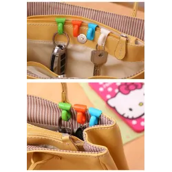 Mini bag clips - key holder hooks 2 pcsBags