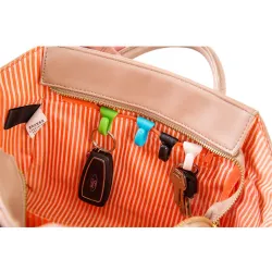 Mini Tasche Clips - Schlüsselhalter Haken 2 Stück