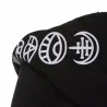 Gothic & Punk Style - langes Sweatshirt - lose Kapuze - Baumwolle
