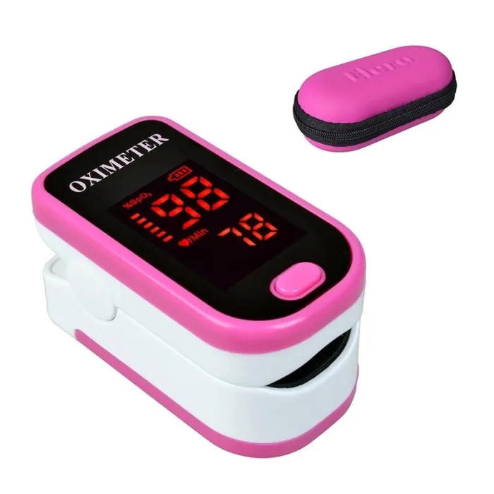 LED-Anzeige - Fingerpulsoximeter mit Schutzgehäuse