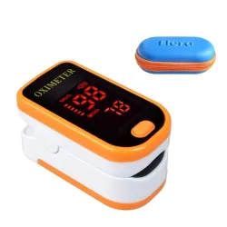 LED-Anzeige - Fingerpulsoximeter mit Schutzgehäuse