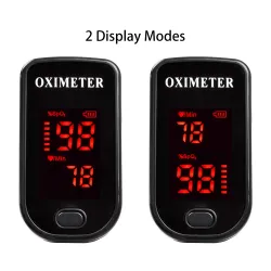LED-Anzeige - Fingerpulsoximeter mit Schutzgehäuse