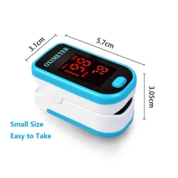 LED-Anzeige - Fingerpulsoximeter mit Schutzgehäuse