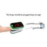 LED-Anzeige - Fingerpulsoximeter mit Schutzgehäuse