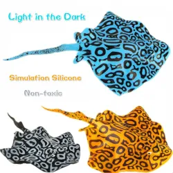 Aquarium Dekoration - Leuchten im Dunkeln - Silikon Manta