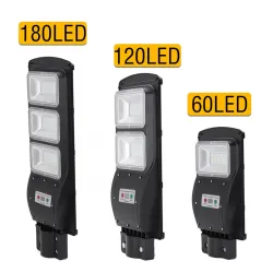 30W - 60W - 90W LED Solar Straßenleuchte - PIR Bewegungssensor - Fernbedienung - wasserdicht
