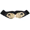Vintage Chinese knot - elastic leather beltBelts