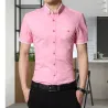 Kurze Ärmel elegantes Hemd