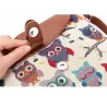 Gedruckte Owls - Crossbody Schulter kleine Tasche
