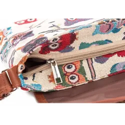 Gedruckte Owls - Crossbody Schulter kleine Tasche