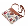 Gedruckte Owls - Crossbody Schulter kleine Tasche
