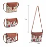 Gedruckte Owls - Crossbody Schulter kleine Tasche