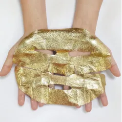 BIOSQUA Gold - feuchtigkeitsspendende Gesichtsmaske
