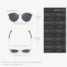 Retro ovale Sonnenbrille - UV-Schutz - unisex