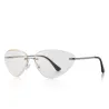 Katzenauge - randlose Sonnenbrille - UV400